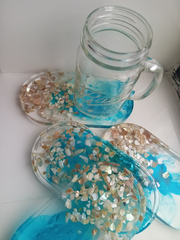 Oval coasters