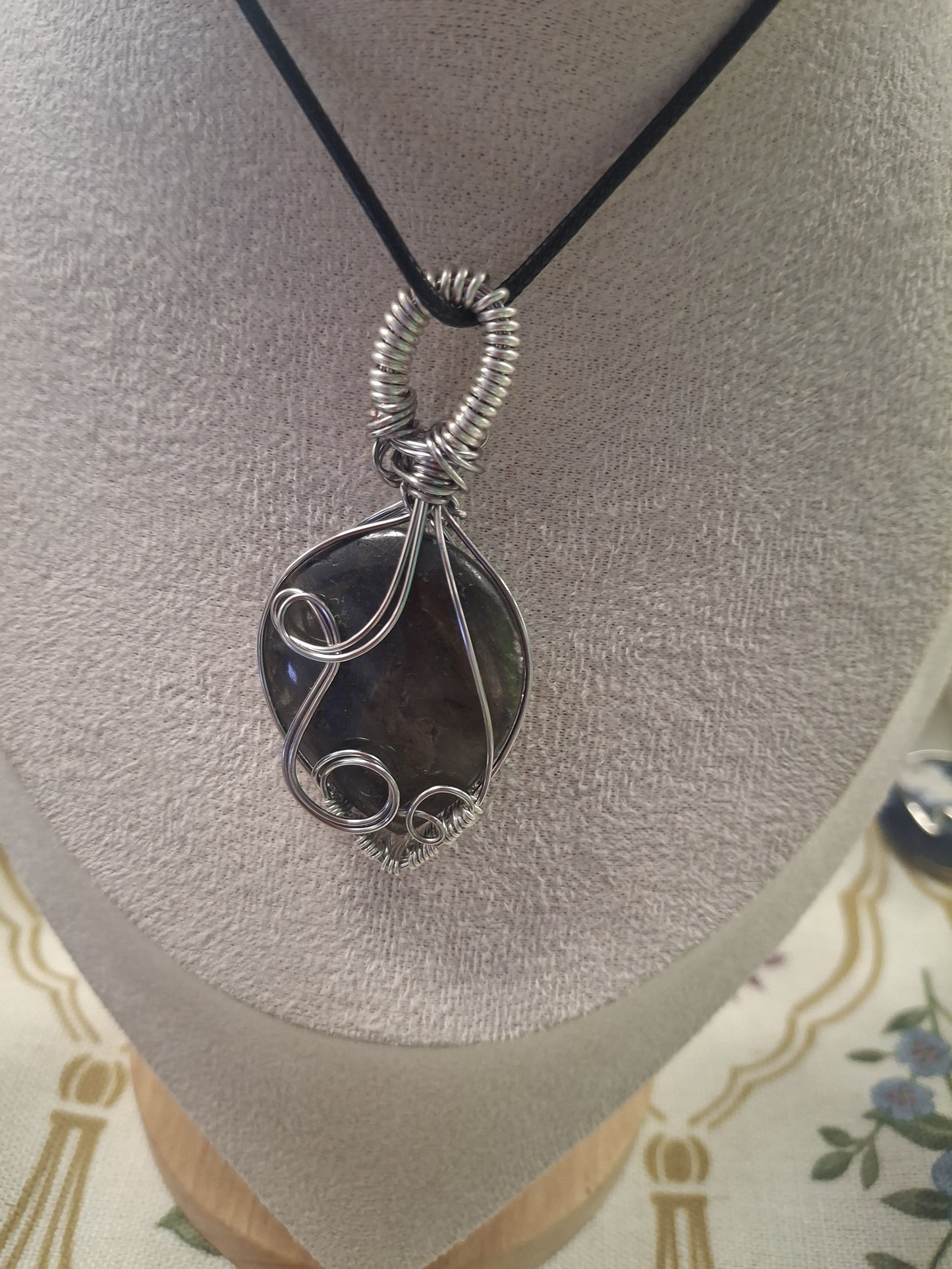 Labradorite Teardrop Pendant – A Story of Transformation