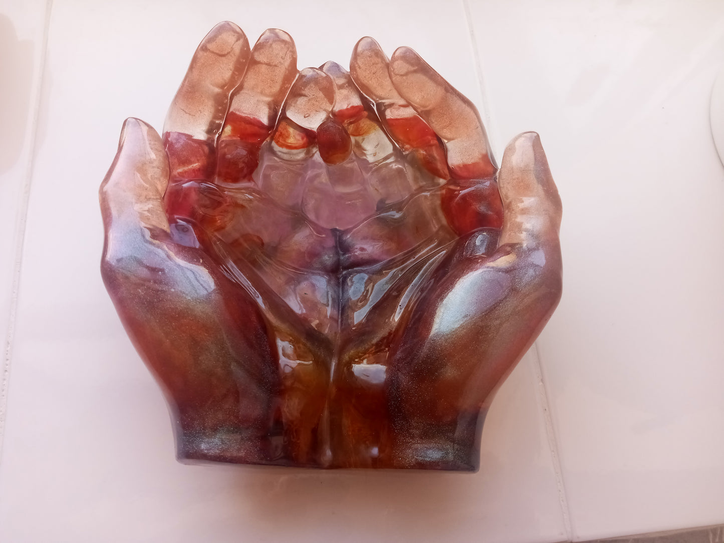Abundant Hands Resin Sculpture - Tenderness