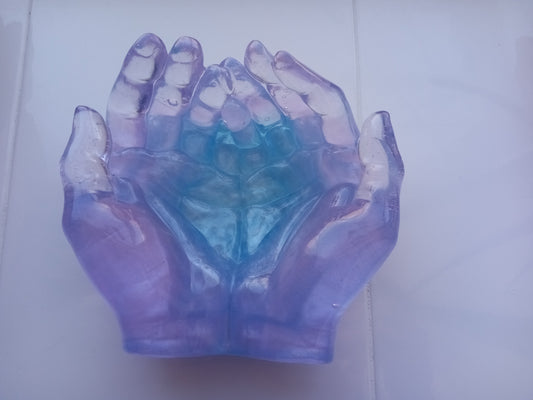 Abundant Hands Resin Sculpture - Serenity